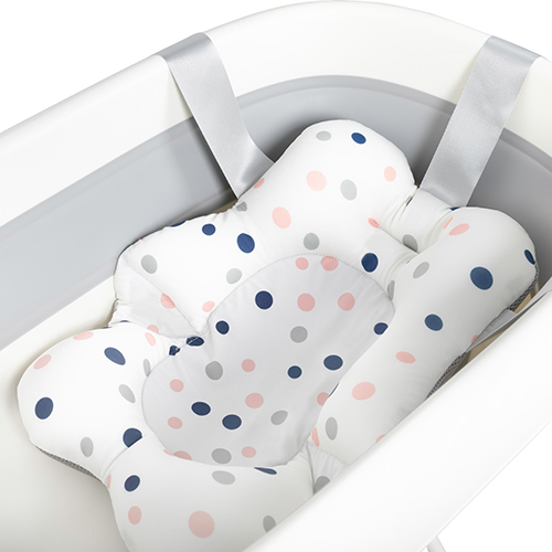 Bañera plegable con soporte y hamaca blanda
